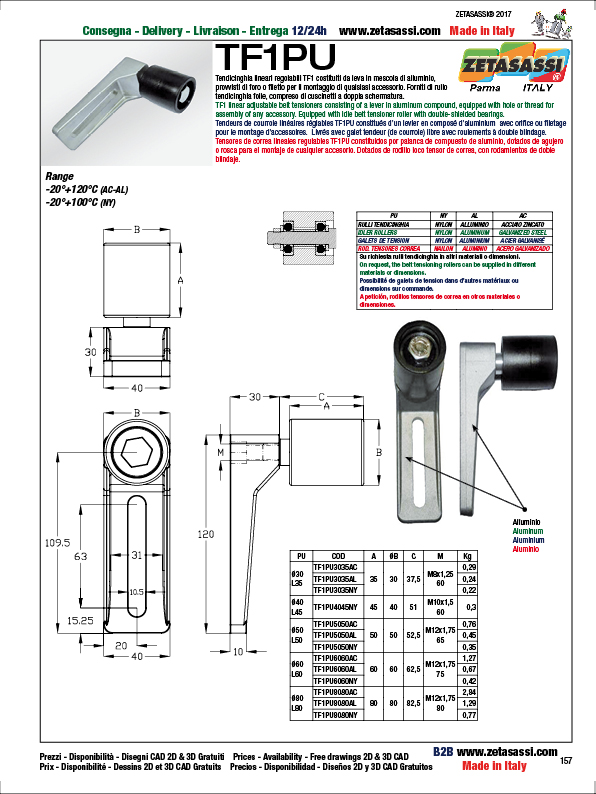 TENSOR DE CORREA AJUSTABLE